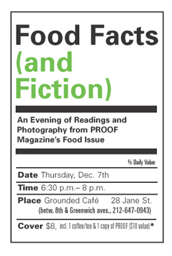 Dec. 7 reading at Grounded